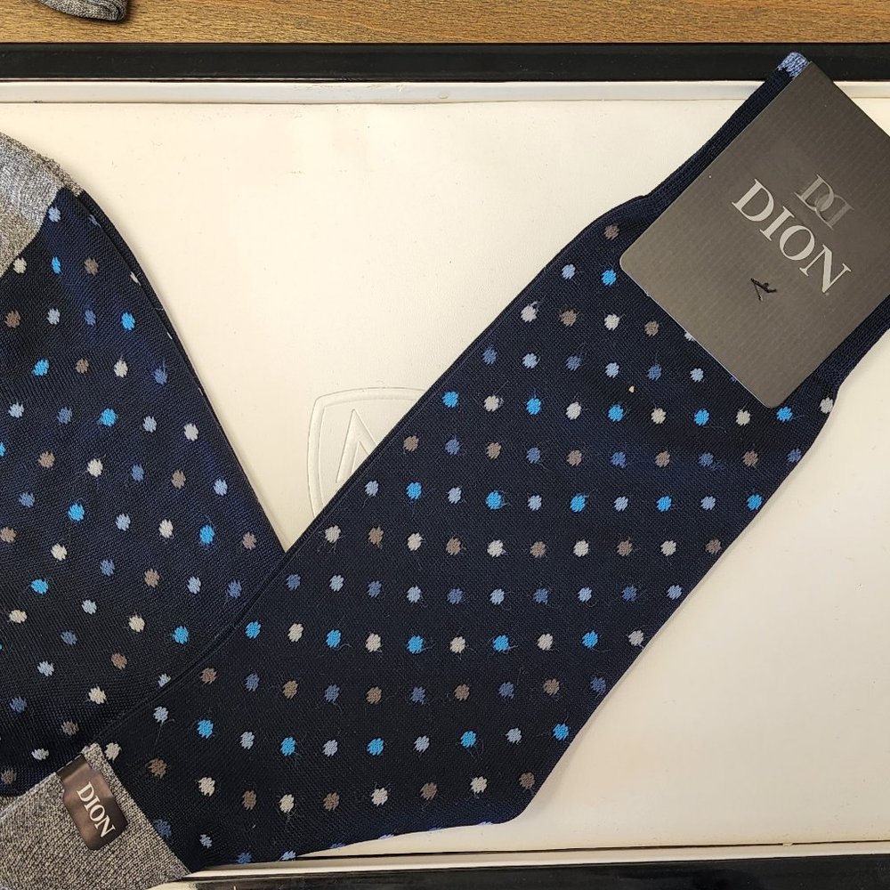 Dion Men's Mid Calf Mercerized Cotton socks